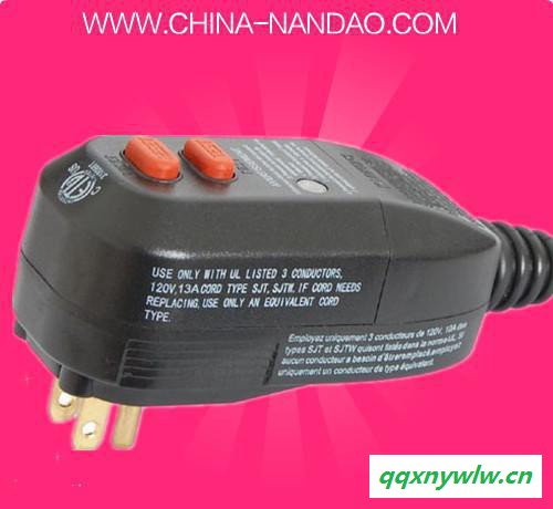 太阳能热水器插头 足浴盆专用漏电保护插头 热水器专用插头图3