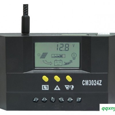 CM3048 太阳能控制器 30A 48V LCD显示 PWM充放电控制器 温度补偿 参数可设置