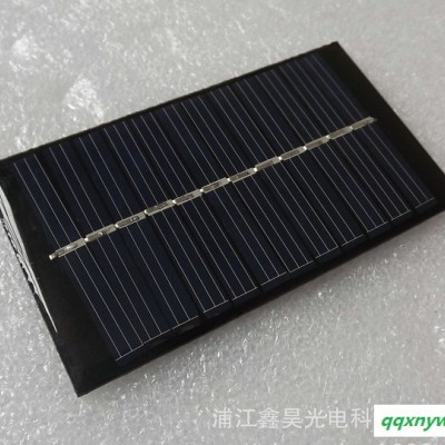 100*60mm 6V100ma 太阳能滴胶板 手机充电宝用