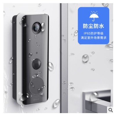 工厂私模1080P手机远程家用wifi门禁 涂鸦智能可视频可通话门铃