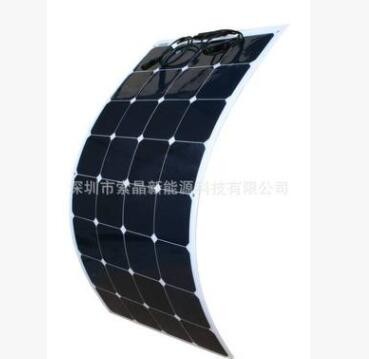 索晶Sunpower高效半柔性太阳能板，电商热卖柔性太阳能板，高品质