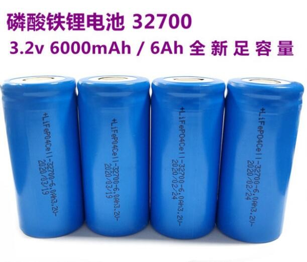 32700磷酸铁锂3.2v 6000mAh毫安时全新足容 太阳能路灯电动力电池