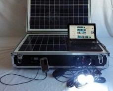 1000W户外太阳能发电机移动电源箱野外作业野营光伏发电设备