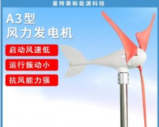 风力发电机风光互补系统家用风力发电机水平轴100w小型风力发电机