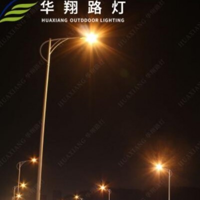 厂家批发双杆LED路灯 8米12米高速公路桥梁高低臂双臂双头道路灯